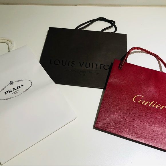 Cartier Other - Assorted Designer Shopping  Bags (3)